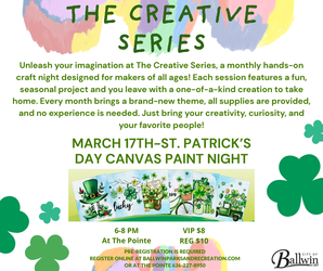 St. Patrick's Day Canvas Paint Night