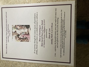 Spring Mass of Anointing