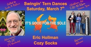 Swingin' Tern Contra Dances presents Eric Hollman & Cozy Socks