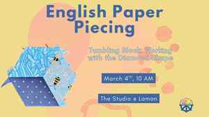 English Paper Piecing Tumbling Block: Working with the Diamond Shape