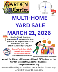 Community Wide Multi-home Yard Sale