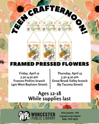 Framed Pressed Flowers