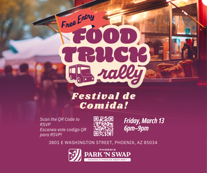 Free Entry! Food Truck Rally at Phoenix Park 'n Swap