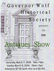 17th Annual Governor Wolf Antiques Show