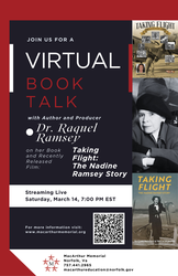 Virtual Book Talk: Taking Flight, The Nadine Ramsey Story