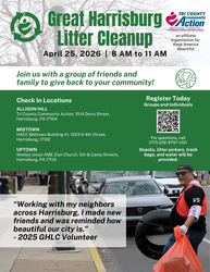 Great Harrisburg Litter Cleanup