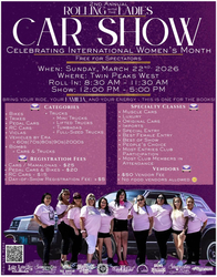 2nd Annual Rolling with the Ladies Car Show