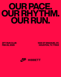 Run Club Community 5K with ZFT, Hibbett and Nike