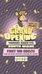 Bored Cuban Opens in South Miami   305 Day Ribbon Cutting Celebration