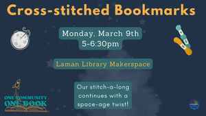 Cross-Stitched Bookmark Stitch-A-Long