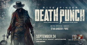 Five Finger Death Punch with Eva Under Fire