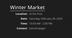 Winter Market at Saukville American Legion