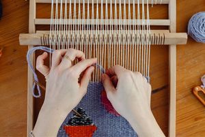 Frame Loom Weaving Workshop: Textile Art Series at the Botanical Gardens