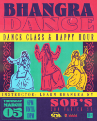 Bhangra Dance: Dance Class & Happy Hour