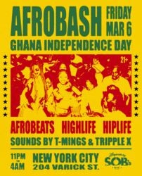 Afrobash: Ghana Independence Party | Afrobeats, Highlife, Hiplife