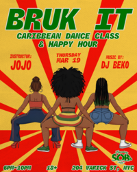 Bruk It! Caribbean Dance Class & Happy Hour