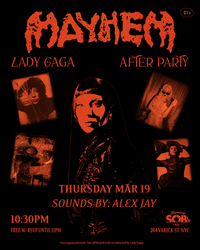 Lady Gaga MAYHEM After Party