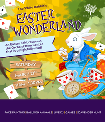 The White Rabbit’s Easter Wonderland at The Orchard Town Center