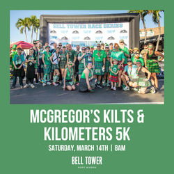 BELL TOWER INVITES COMMUNITY TO KILTS & KILOMETERS RACE AT MCGREGOR’S PUBLIC HOUSE