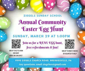 Ziegels Union Church Easter Egg Hunt
