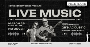 House Concert Series Presents 2's Acoustic  hosted by The Field House