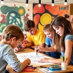 Ink & Inspiration Camp 5-Days | June 1st – June 5th 9:00am-3:00pm | Ages 10 to 14