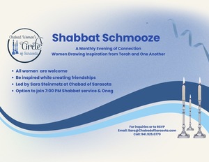 Women’s Shabbat Schmooze
