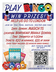 Spring Bingo and Basket Raffle - LHS Grenadier Band