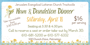 Ham & Dandelion Dinner