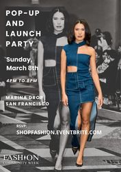 Fashion pop up and Launch party
