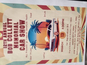 12th Annual Bob Collett Memorial Car Show