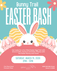 Bunny Trail Easter Bash at CityPlace Doral