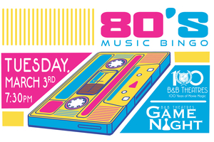 80s Music Bingo
