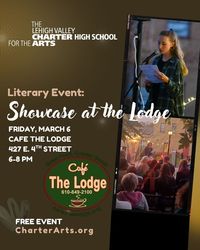 Literary Event for High School Students:  "Showcase at the Lodge"