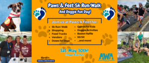 Paws & Feet 5k Run/Walk And Doggie Fun Day!