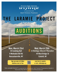 AUDITIONS: The Laramie Project by R'ville Stage Creations