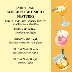 Flight Night Friday: Whiskey Pour Flights at Bard & Baker in Troy