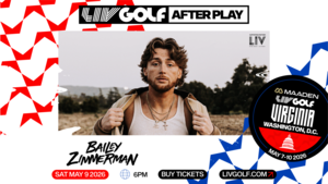 Bailey Zimmerman to Perform at Maaden LIV Golf Virginia!