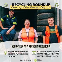 Nissan Franklin Recycling Roundup