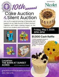 10th Annual Community Cake Auction & Silent Auction