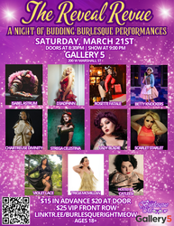The Reveal Revue: A Night Of Budding Burlesque Performances