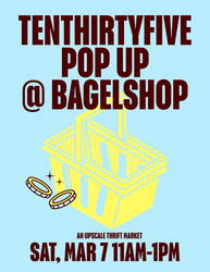 Bagelshop Hosts TenThirtyFive Pop-up