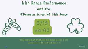Irish Dance Performance with the O'Donovan School of Irish Dance
