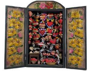 Peruvian Retablos Exhibition by Claudio Jimenez Quispe