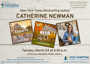 Author Catherine Newman at the East Hampton Public Library