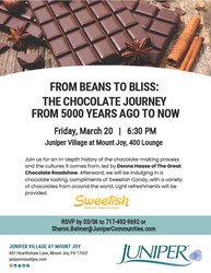 Juniper Village at Mount Joy: The Sweet History of Chocolate
