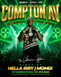 COMPTON AV at The Valencia Room 3.14