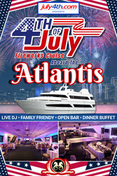 Premium Fourth of July NYC Fireworks Cruise on Atlantis Yacht