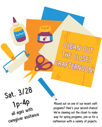 Clean Out the Closet Crafternoon