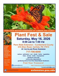 Penn State Master Gardeners of Cumberland County Plant Fest & Sale